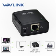 Wavlink WN-NU72P11 แชร์เครื่องพิมพ์ USB แบบไร้สาย ใช้กับเครือข่าย LAN หลายเครื่องได้ เซ็ตอัพง่าย Pri