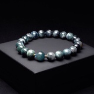 收藏級貓眼藍碧璽手鍊 藍碧璽9.3-9.7mm QBR-00127