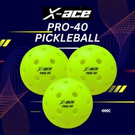 Pickleball Ball X Ace Pro 40 USAPA Pickleball Tournament Ball Bola Pickleball