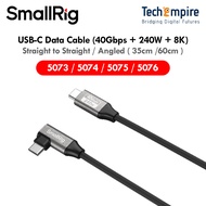SmallRig USB-C Data Cable (Straight to Straight or Angled) 35cm/13.8IN / 60cm/23.6IN [ 5073 / 5074 /