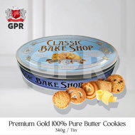 [FRESHLY BAKED] GPR Gold Premium 100% Pure Butter Cookies in Tin weight 340g Biskut Biscuit Premium Export Quality Rich and Buttery Original Classic Bake Shop