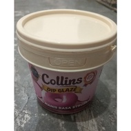 DIP GLAZE 300g for STRAWBERRY Flavored Donut Spread,/ Stylus, MIN3 Cake TOPPING