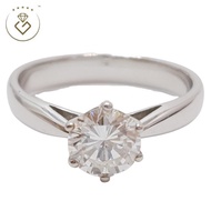 [Kedai Emas Gemilang] 200566 {YS} 18K White Gold 0.90Ct Diamond Ring (16) (3.95G) [750 Gold]