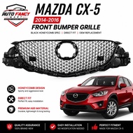 Mazda CX5 CX-5 2014 2015 2016 Front Grille Honeycomb Mesh Sport Grill Black Front Bumper Grille