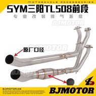 SYM TL500 Header Exhaust Pipe Manifold Motorcycle Scooter Stainless Steel Titanium Exhaust
