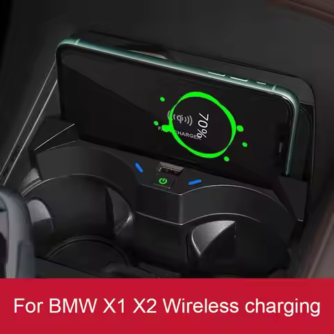 15W wireless charging For BMW X1 F48 F49 X2 F39 2016-2021phone charger mobile holder fast charge int