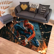 15 Size Spiderman Carpet for Living Room Home Decor Large Area Rug Bedroom Floor Rug Non-slip Easy W