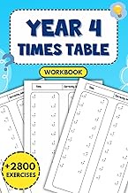 Year 4 Times Table Workbook: Over 2800 Engaging Activities to Strengthen Multiplication Skills and B