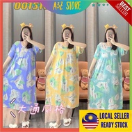 Baju Tidur Wanita Dress Free Size Pijamas Korean daster Floral Plus Size sleepwear nightdress Homewear Nightwear Dress
