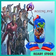 Boxing Punching Bag And Boxing Glove Kids Boxing Toy / Avengers