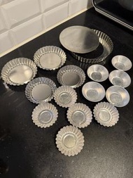Assorted Tart Pans Set 蛋撻果撻模