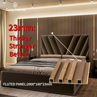 Cozy Wpc Wall Panel Composite Wood decorative Grille Plate 10ft fluted board groove DIY Grate panel