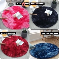 AOYAMA - New Motif Carpet ROUND TIE-DYE Floor Carpet 1 Meter