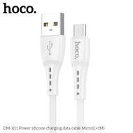 Hoco DM-X11 3A fast charging cable, USB to Micro charging port, 1m long Silicone cord