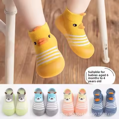 0-3Y Baby Walkers Soft Sole Socks Shoes Breathable Indoor Outdoor Non-Slip Floor Footwear Toddler Bo