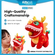 Dragon Shaped Soft Toy with Pulley