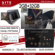 🦂VESCUS 🦂[2+32] DSP 📳4G Sim📳 Octa-Core Processor QLED Screen Toyota Corolla AE111 Android Player T3L