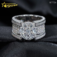 Hip Hop Jewelry Hip Hop Men Ring 925 Silver Iced Out Moissanite Ring Pass Diamond Tester Diamond Rin