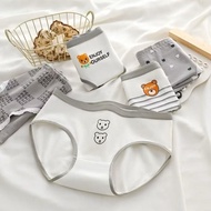 Super stretchy soft cotton women's underwear - cute, antibacterial, Grizzly BEAR pattern - Cs777