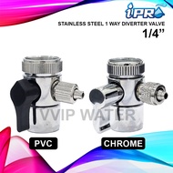 1 Way Diverter Valve For Water Filter Purifiers For 1/4" 6mm Tube