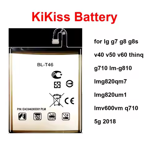 BL-T39 BL-T42 BL-T41 0-5000Mah For LG G7 G8 G8s V40 V50 V60 Thinq G710 LM-G810 Lmg820qm7 Lmg820um1 L