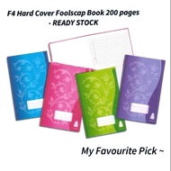 F4 Hard Cover Foolscap Book 200 pages -