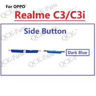 Switch Key Power On Off and Volume up down Side Button Keys Flex For OPPO Realme C3 C3i Replacement 
