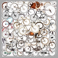 50pcs Bicycle Graffiti Stickers Water Cup Stickers Luggage Stickers Stationery Box Stickers Guitar S