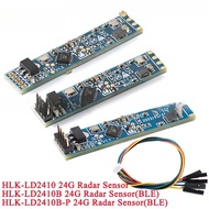 4Pcs/1pc HLK-LD2410B HLK-LD2410 High Sensitivity 24G Human Presence Statu Radar Heartbeat Detection 