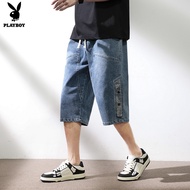 jogger pants for men original slacks pants for men กางเกงยีน 7 ส่วน ลําลอง ขนาดใหญ่ กางเกงขาสั้น M-8