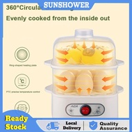 Two/Three-Layer Multifunction Egg Boiler Cooker 6 Eggs Portable Egg Boiler
