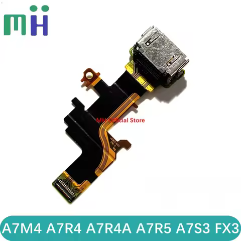 NEW For Sony A7M4 A7R4 A7R4A A7R5 A7S3 FX3 HDMI Port Jack Plug Connector Socket Video Output Interfa