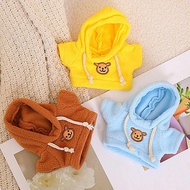 20-25cm Plush Doll Clothes Cartoon Hoodies Puppet Clothes for Stuffed Bear Capybara Animals faotyph