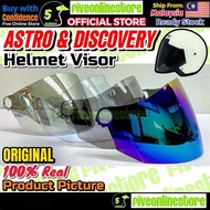 ASTRO & DISCOVERY Helmet Visor Quality Smoke / Clear / Rainbow / Chrome Motorcycle Visor For ARC Ast