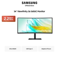 Samsung 34" ViewFinity S6 S65UC (Black) / LS34C650UAEXXS