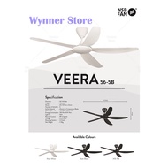 NSB 56" VEERA (DC Motor) Ceiling Fan Remote Control Kipas 56" Reversible Fan Kipas Angin Kipas Silin