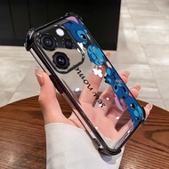OPPO Reno 15 Pro 5G Reno15 F 5G Name Custom Case Stitch Cartoon Design Candy Color Air Cushion Cover
