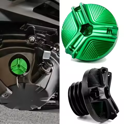 Motorcycle CNC Engine Oil Filler Cap Plug Cover Accessories For kawasaki Z750 ZX6R ZX636 ZX-6R ZX10R