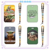 【ZCMom】Star Wars Yoda Baby Card Holder Bus Ezlink with Lanyard  l Children Day Gift l Birthday Gift l Christmas Gift