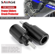 อุปกรณ์ป้องกันเฟรมป้องกันรถเลื่อนล้ม MT-10 R1M R1สำหรับยามาฮ่ายามาฮ่า YZF MT-10SP 2015-2023อุปกรณ์เส