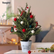 [Tooyful] Small Artificial Cypress Christmas Tree Festival Faux Christmas Greenery