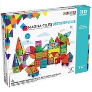 Magna Tiles / (Clear Colour/Metropolis) Magna-Tiles Compatible with Playmags Connetix magnetic tiles