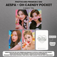 AESPA OH CAENDY POCKET Photocard - Aespa PC Photocard 2 Sides Kpop Card Merch