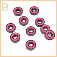 hdmEliana 10Pcs/set 608 2RS Bearing Deep Groove Steel Sealed Bearings 608RS 608-2RS VN