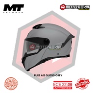 MT HELMET ATOM 2 SV PURE A12 GLOSS GREY