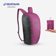 Decathlon Foldable Backpack 10L-Travel 100 Size 10 Liters-Purple