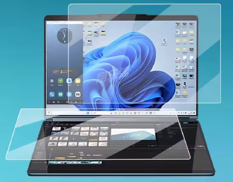 GLOSSY 13.3 Screen + Small Screen Guard Protector For LENOVO YOGA BOOK 9I 2023