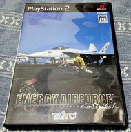 (無刮傷) 盒書完整 PS2 藍空戰將 Energy Airforce PlayStation2 日版 A6