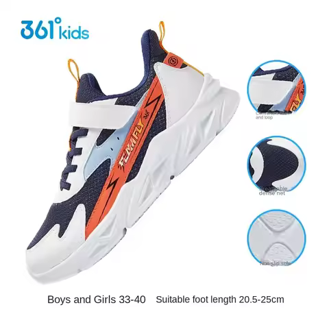 361 Degree Children's Shoes Boys Running kid's Shoes Mesh Breathable Girls Sneakers 2023