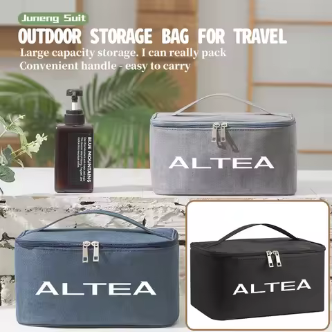 Car Travel Portable Toiletries Cosmetic Separation Storage Bag For Seat CUPRA Altea Leon 5f Ibiza 6j